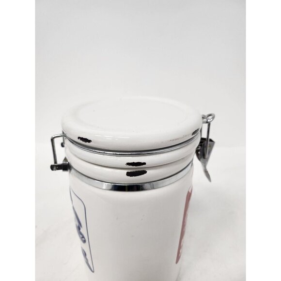 Vtg Home Studio Coastal Collection Ceramic Clam Seafood Theme Canister Container - Picture 5 of 15